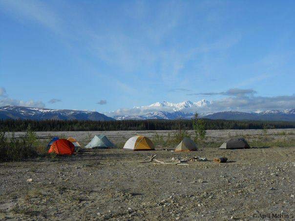 Tents at the Delta Campsite in Alaska