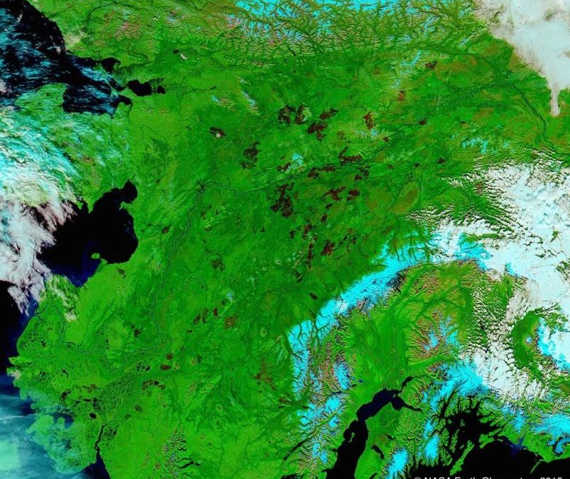 One image from space captures Alaska&rsquo;s terrifying wildfire season