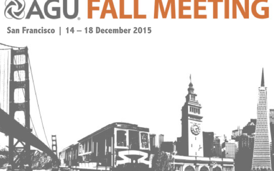 Ecoss presents research at the 2015 AGU fall meeting