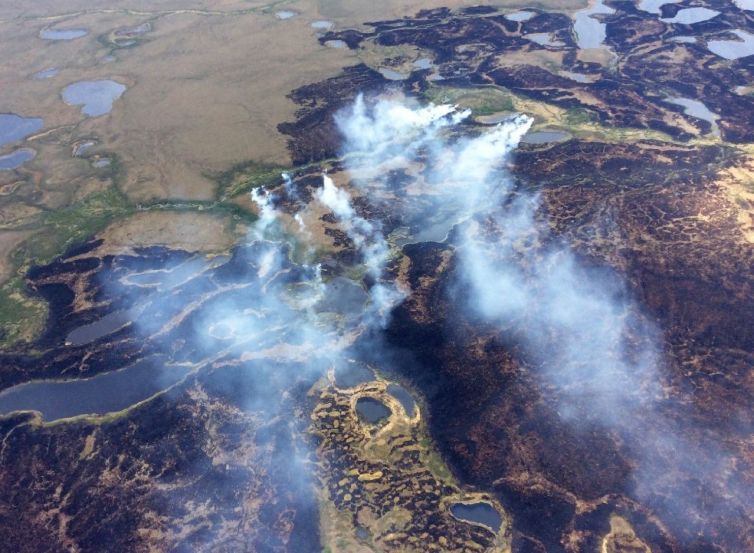 Bogus Fire in the Yukon Delta National Wildlife Refuge in Alaska. Matt Snyder/Associated Press