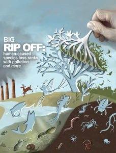 leshyk illustration big rip off pollution