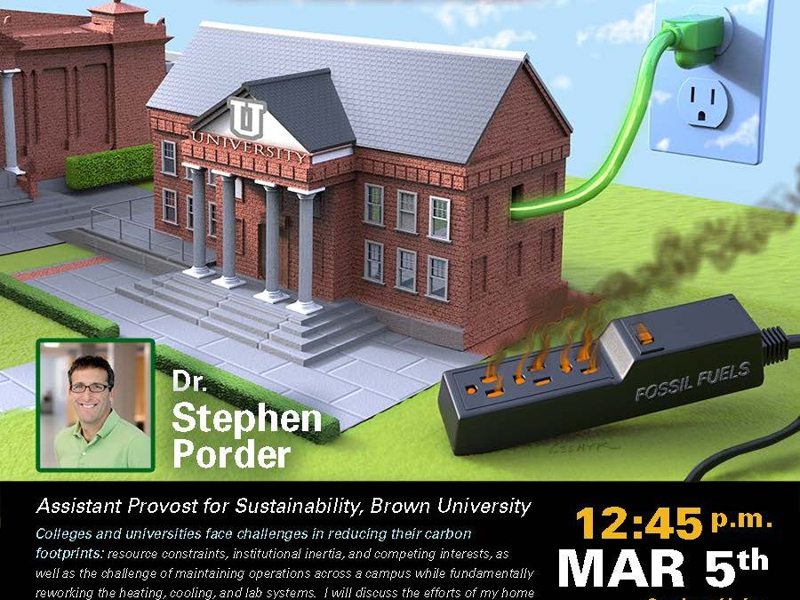 Campus change to fight climate change