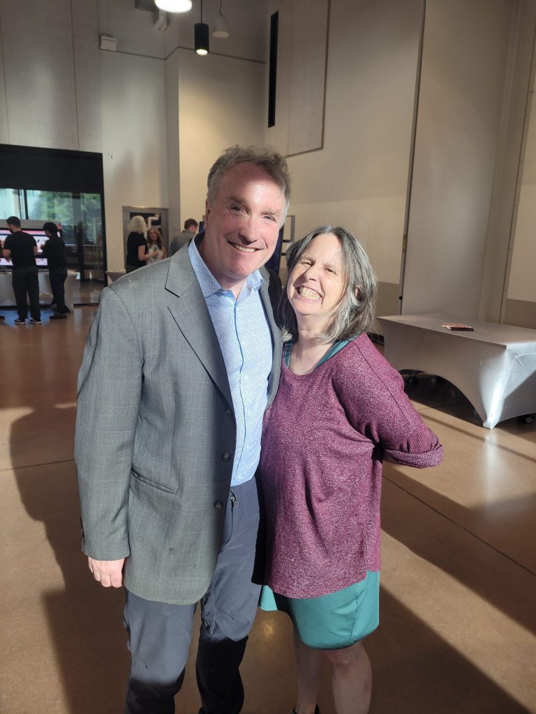 Bruce and Jane at the show